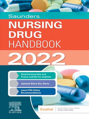 cover image of Saunders Nursing Drug Handbook 2022 E-Book